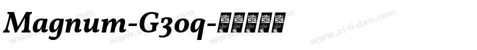 Magnum-G3oq字体转换