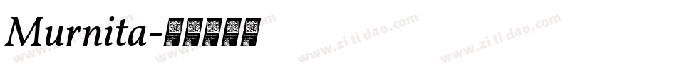 Murnita字体转换