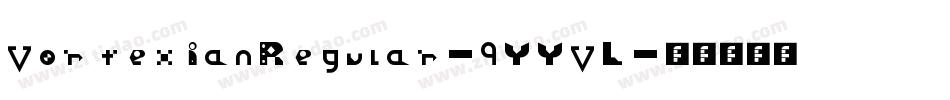 VortexianRegular-9YYVL字体转换