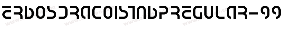 ErbosDraco1StNbpRegular-99V5字体转换