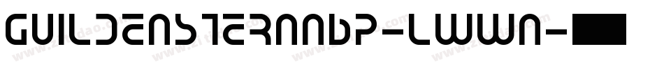 GuildensternNbp-Lwwn字体转换
