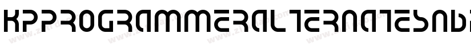 KpProgrammerAlternatesNbp-Zg1q字体转换