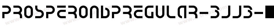 ProsperoNbpRegular-3jJ3字体转换