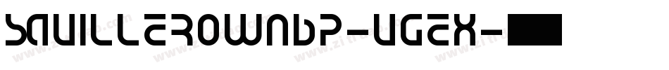 SavilleRowNbp-Vgex字体转换