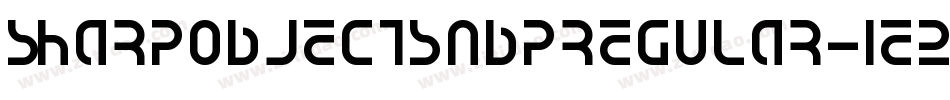 SharpObjectsNbpRegular-1E22字体转换