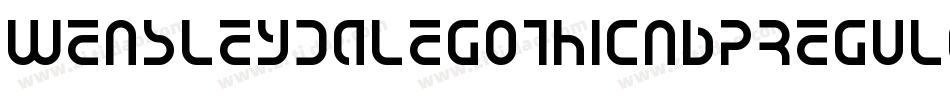 WensleydaleGothicNbpRegular-nZWg字体转换