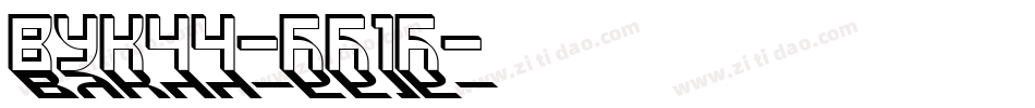 Vuk44-WL1E字体转换