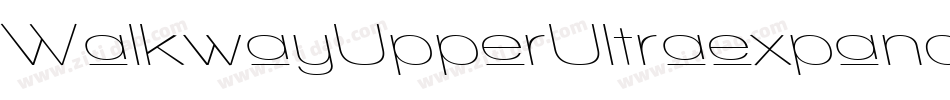 WalkwayUpperUltraexpand-nv1J字体转换