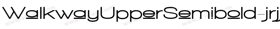 WalkwayUpperSemibold-jrjj字体转换