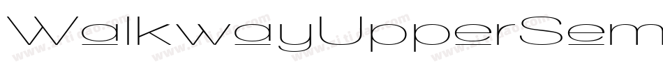 WalkwayUpperSemibold-jrjj字体转换