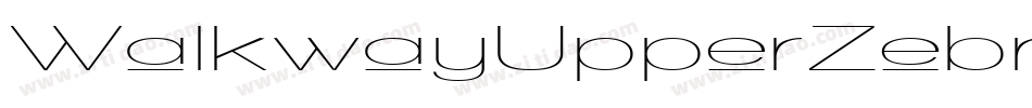 WalkwayUpperZebra-l9le字体转换