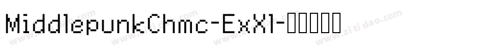 MiddlepunkChmc-ExXl字体转换