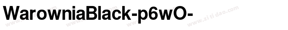WarowniaBlack-p6wO字体转换