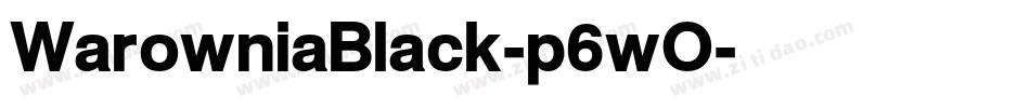 WarowniaBlack-p6wO字体转换