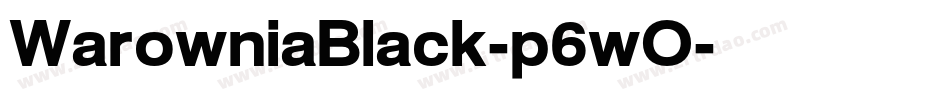 WarowniaBlack-p6wO字体转换
