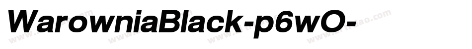 WarowniaBlack-p6wO字体转换