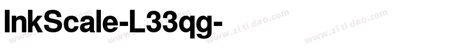InkScale-L33qg字体转换