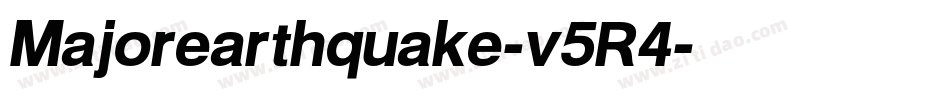 Majorearthquake-v5R4字体转换