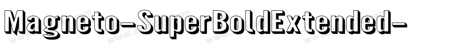 Magneto-SuperBoldExtended字体转换