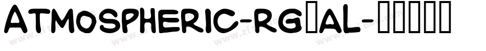 Atmospheric-rg4aL字体转换