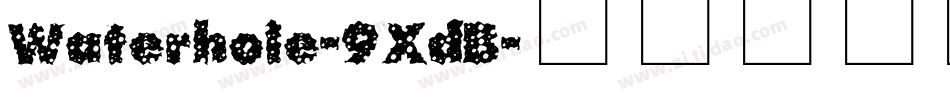 Waterhole-9XdB字体转换