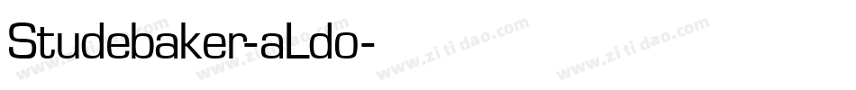Studebaker-aLdo字体转换