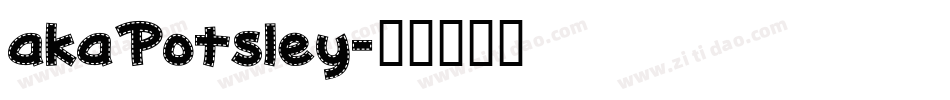 akaPotsley字体转换