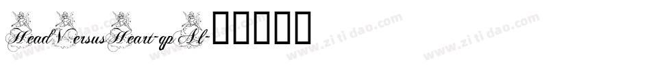 HeadVersusHeart-qpAl字体转换