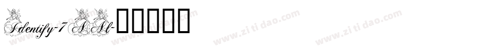 Identify-7AAl字体转换