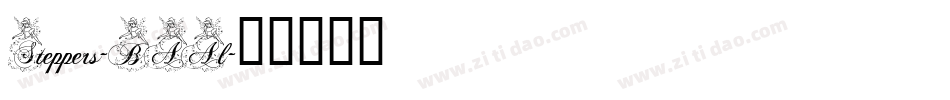 Steppers-BAAl字体转换