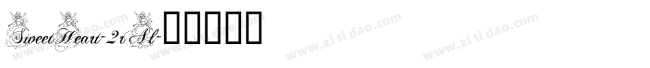 SweetHeart-2rAl字体转换