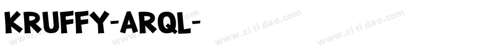 Kruffy-ARqL字体转换