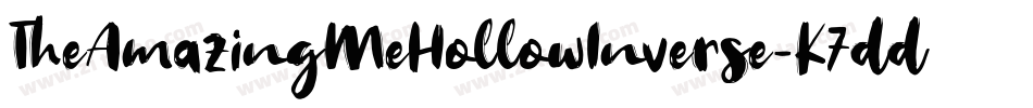 TheAmazingMeHollowInverse-K7ddD字体转换 TheAmazingMeHollowInverse-K7ddD字体转换