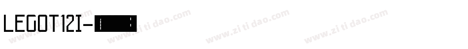 LEGOT12I字体转换