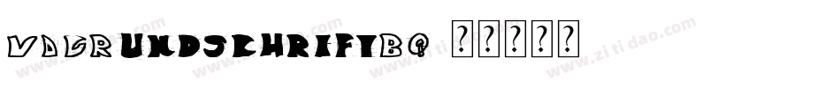 VAGRundschriftBQ字体转换