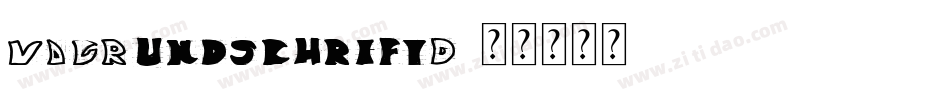 VAGRundschriftD字体转换