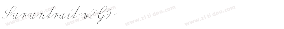 Suruntrait-v2G9字体转换