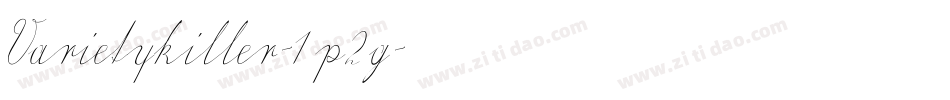 Varietykiller-1p2g字体转换