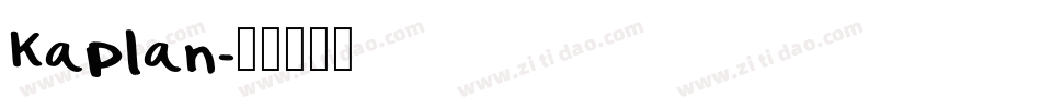 Kaplan字体转换