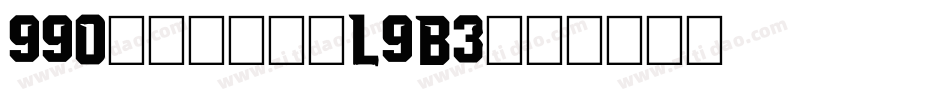99Occupy-L9B3字体转换