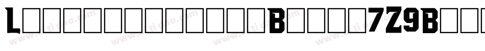 LearningcurveBold-7Z9B字体转换