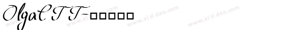 OlgaCTT字体转换