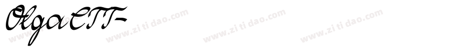 OlgaCTT字体转换