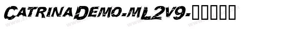 CatrinaDemo-mL2v9字体转换