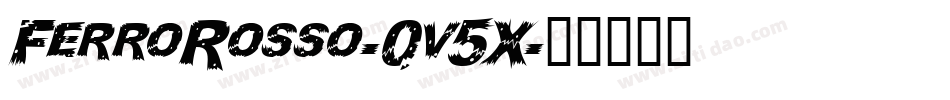 FerroRosso-0v5X字体转换