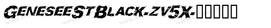 GeneseeStBlack-zv5X字体转换 GeneseeStBlack-zv5X字体转换