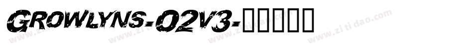 Growlyns-O2v3字体转换