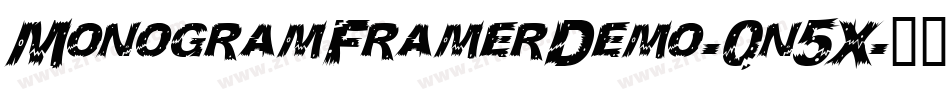 MonogramFramerDemo-0n5X字体转换
