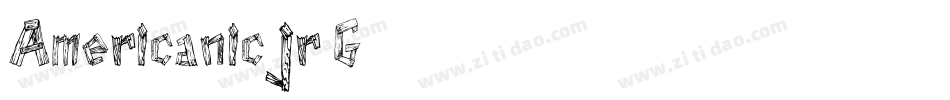 Americanic-jr9G字体转换