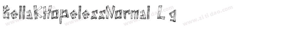 BellaKHopelessNormal-6L9g字体转换